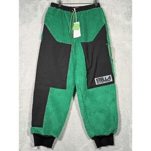 Stella McCartney Pants Womens 42 Sherpa Fleece Kara Track‎